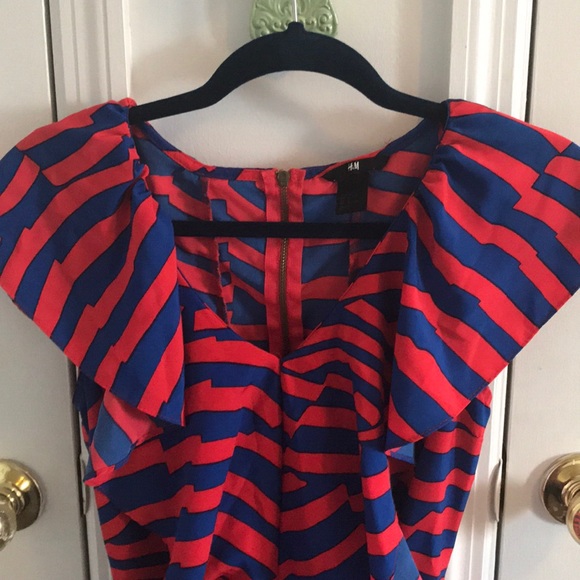 Red and blue romper - Picture 2 of 4